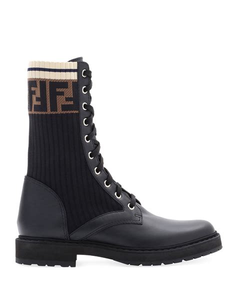 fendi kids combat boots|thigh high fendi boots.